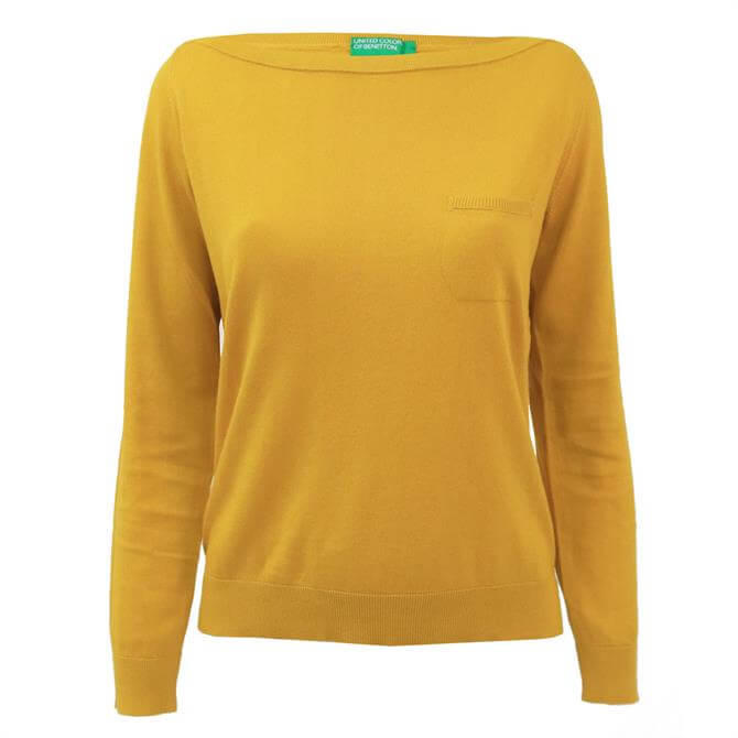 United Colors of Benetton Relaxed Boatneck Sweater